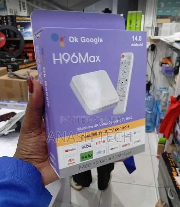 Android 14 Smart TV Box HD Streaming Media Player