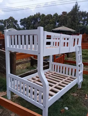 Mahogany 3.5 and 4by6 Double Decker Bed