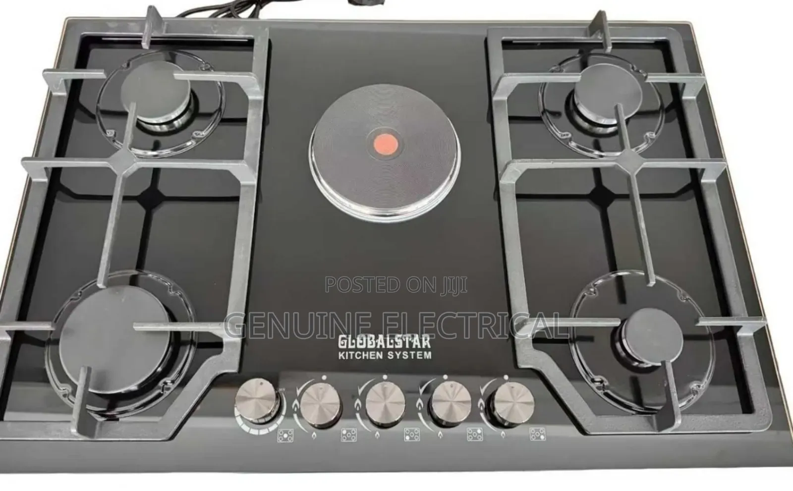 New Globalstar GS-5G23 Gas Stove( 4Gas+1) Hob Inbuilt Cooker