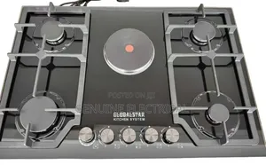 New Globalstar GS-5G23 Gas Stove( 4Gas+1) Hob Inbuilt Cooker