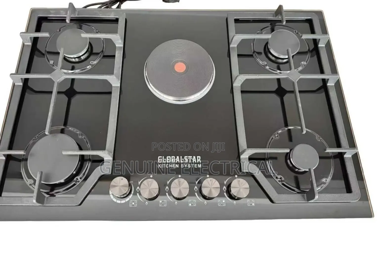 New Globalstar GS-5G23 Gas Stove( 4Gas+1) Hob Inbuilt Cooker