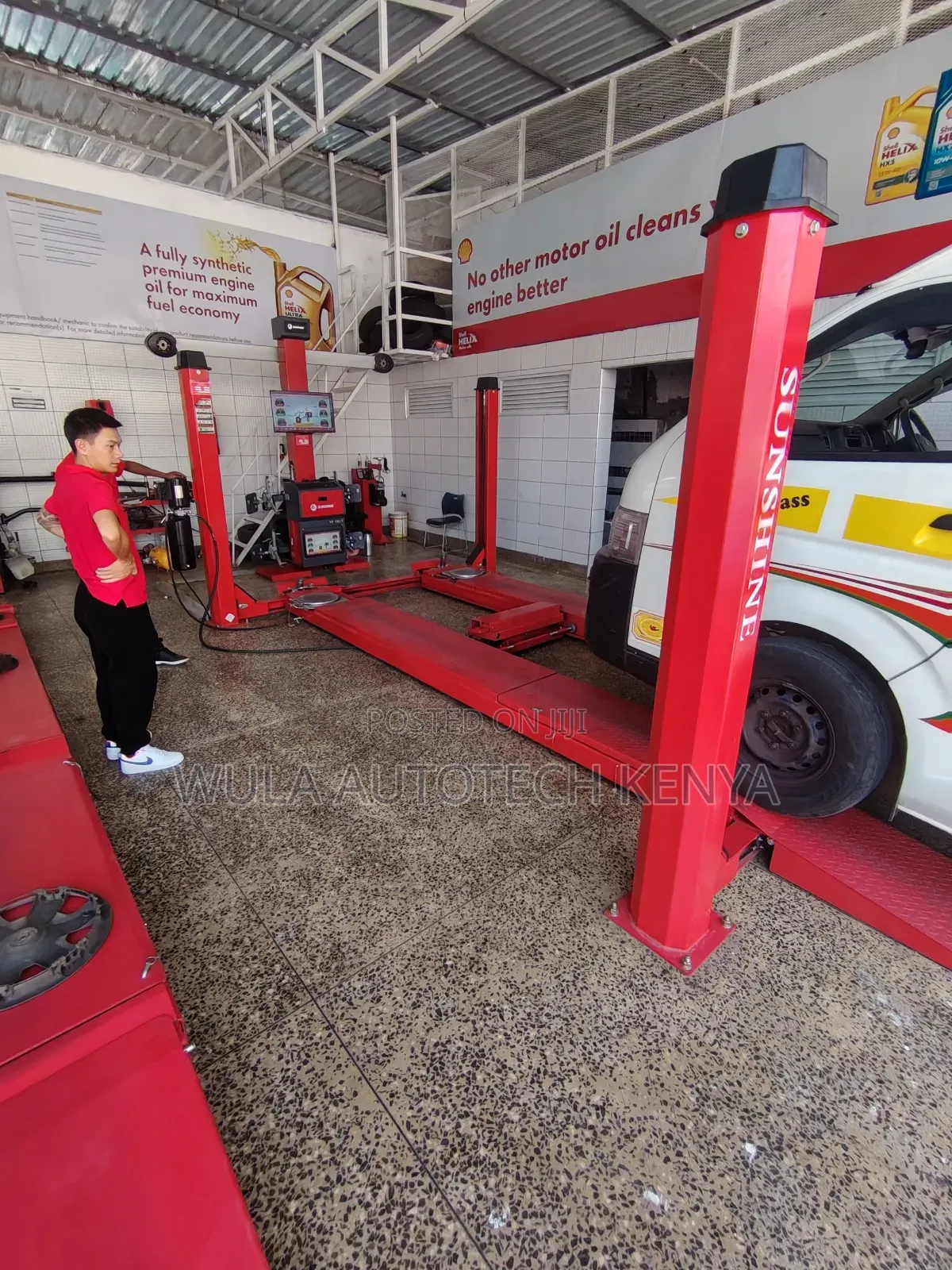 Long Life Span Heavy Duty Carlift 4tns 4post Sunshine Italy