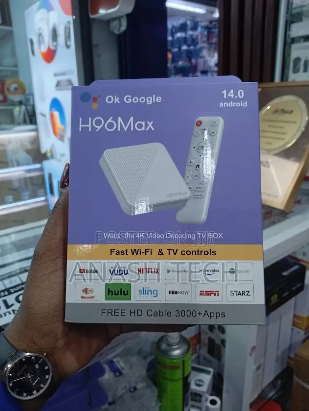 Android 14 Smart Android TV Box With Video Support