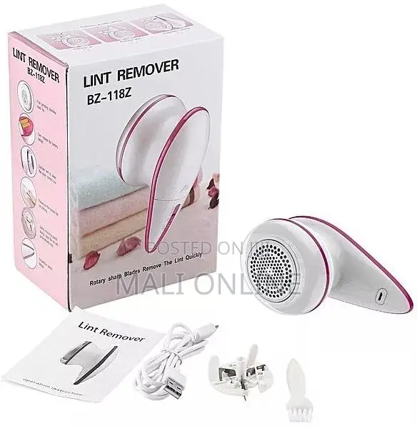 Electric Lint Remover Fabric Shaver Rechargeable 6-Blade Fuzz Trimmer