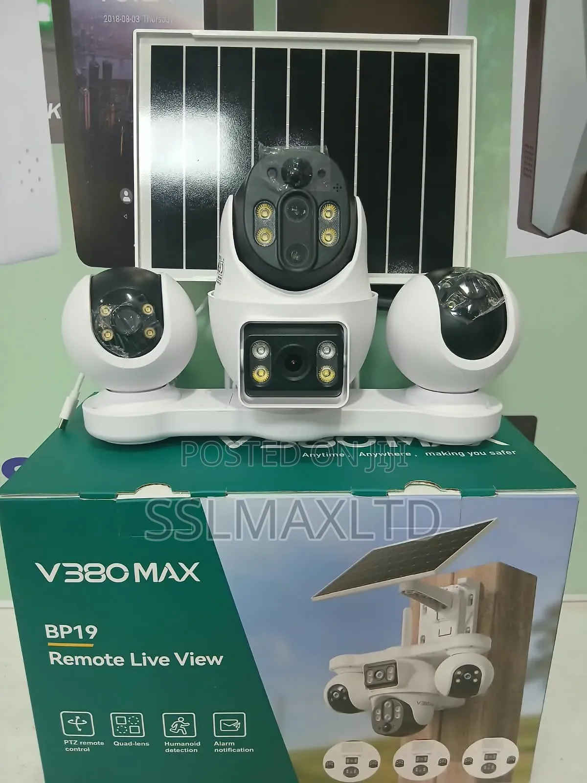 4 Lenses Solar Camera 10×zoom