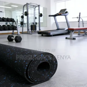 5mm Rubber Gym Mat | Gym Flooring Weight Room Mat – KSh 3,199