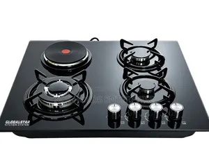Globalstar GS-4G29 3+1 Gas Stove With Gas Hood – Powerful Stylish