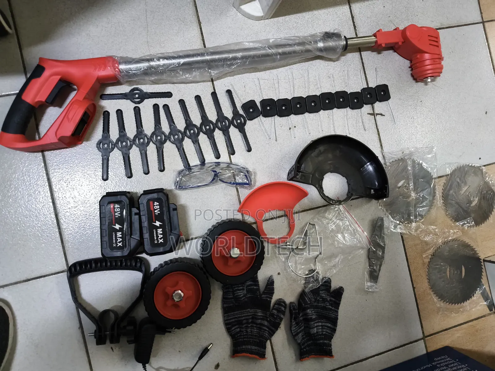 98v Cordless Brushcutter/98v With Wheels Cordless Lawnmower