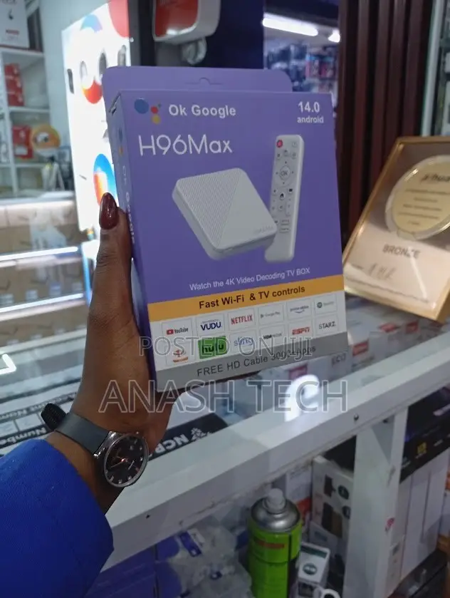 Android 14 Android Box UHD Smart TV Media Player