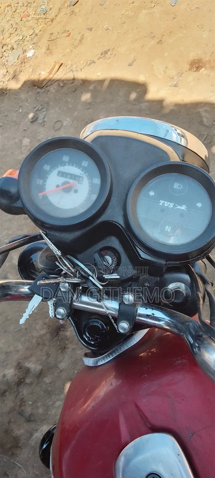 TVS HLX 125 2024 Red