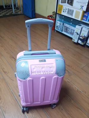 Pink Jazz Power Hard-Shell Travel Suitcase