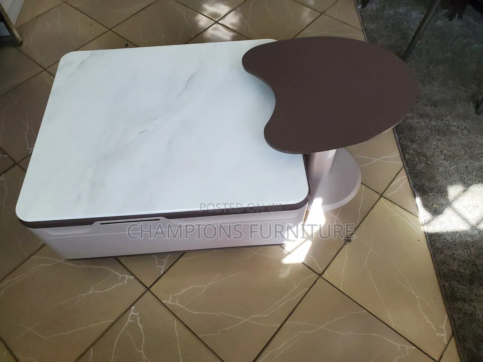 Multifunctional Coffee Table With Side Stool