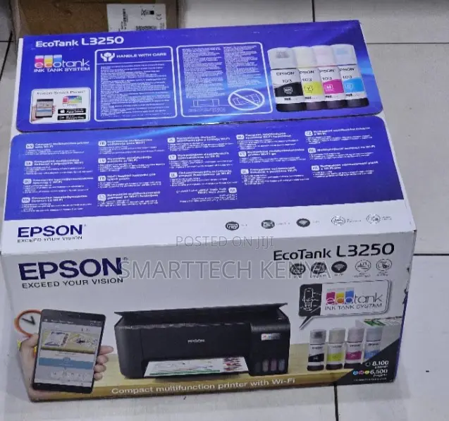 Epson EcoTank L3250 Color Printer With WiFi Print Scan Copy