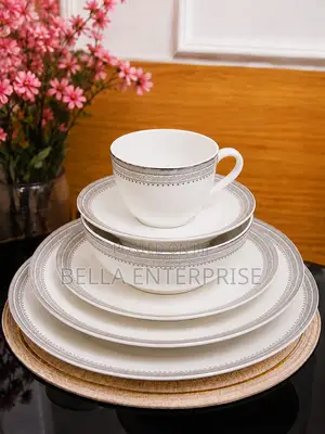 36 PCS High Quality Ceramic Dinner Set Still Available.