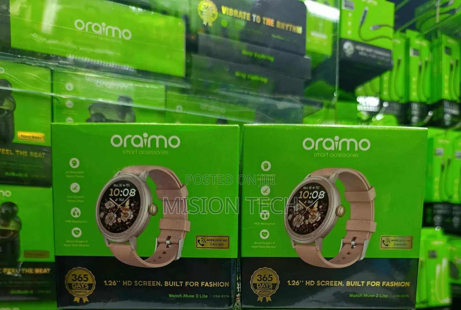 Oraimo Watch Muse 2 Lite 1.26'' IP68 Chic Versatile Smart Watch 