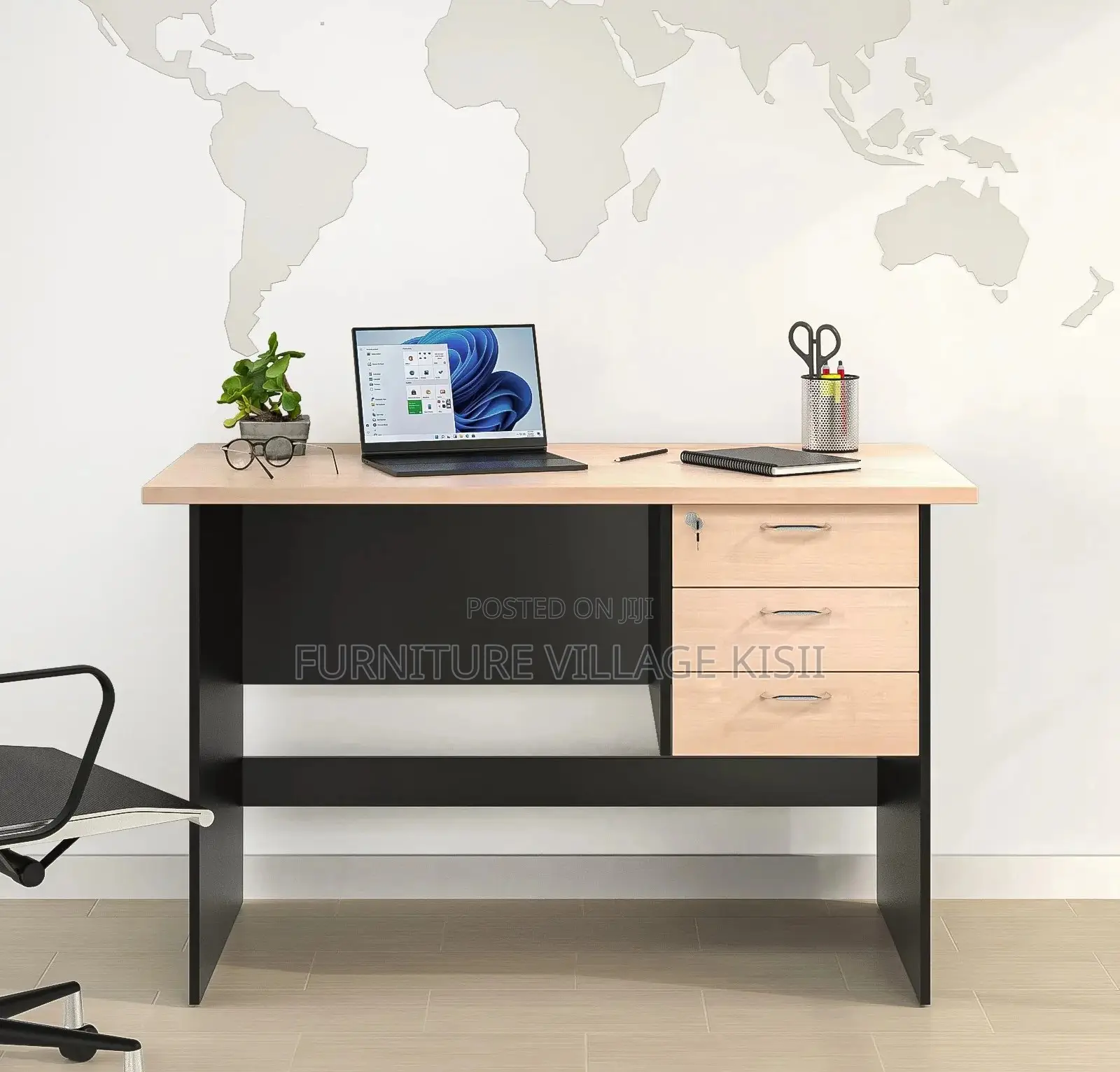 Office Desk; 3-Drawers Office Study Desk1200mm