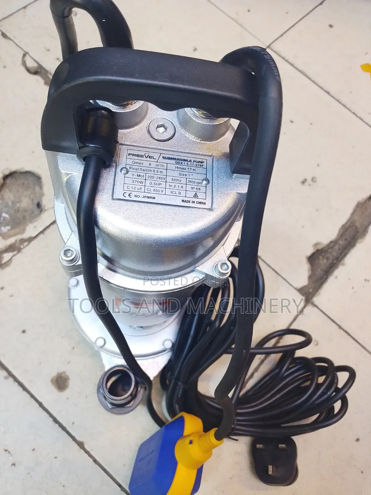 Heavy Duty QDX Submersible Water Pump/0.5hp QDX Submersible Water Pump