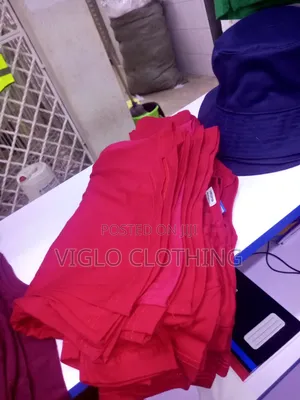Plain Red Kids Shirts in Wholesale and Single Orders