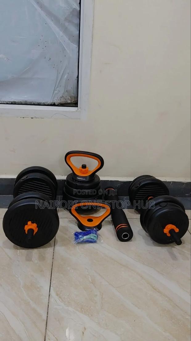 6-in-1 Kettlebell 50KG Dumbbell