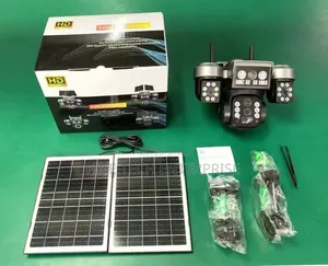 3-Lens 4g Solar PTZ Camera – 10x Optical