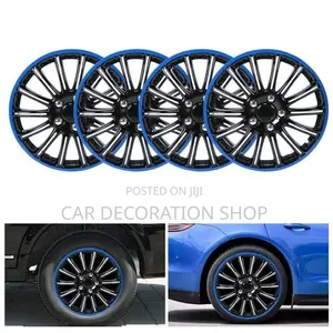 4pc 13" Multi Spoke Sporty Appearance With High Gloss Blackfinish Caps