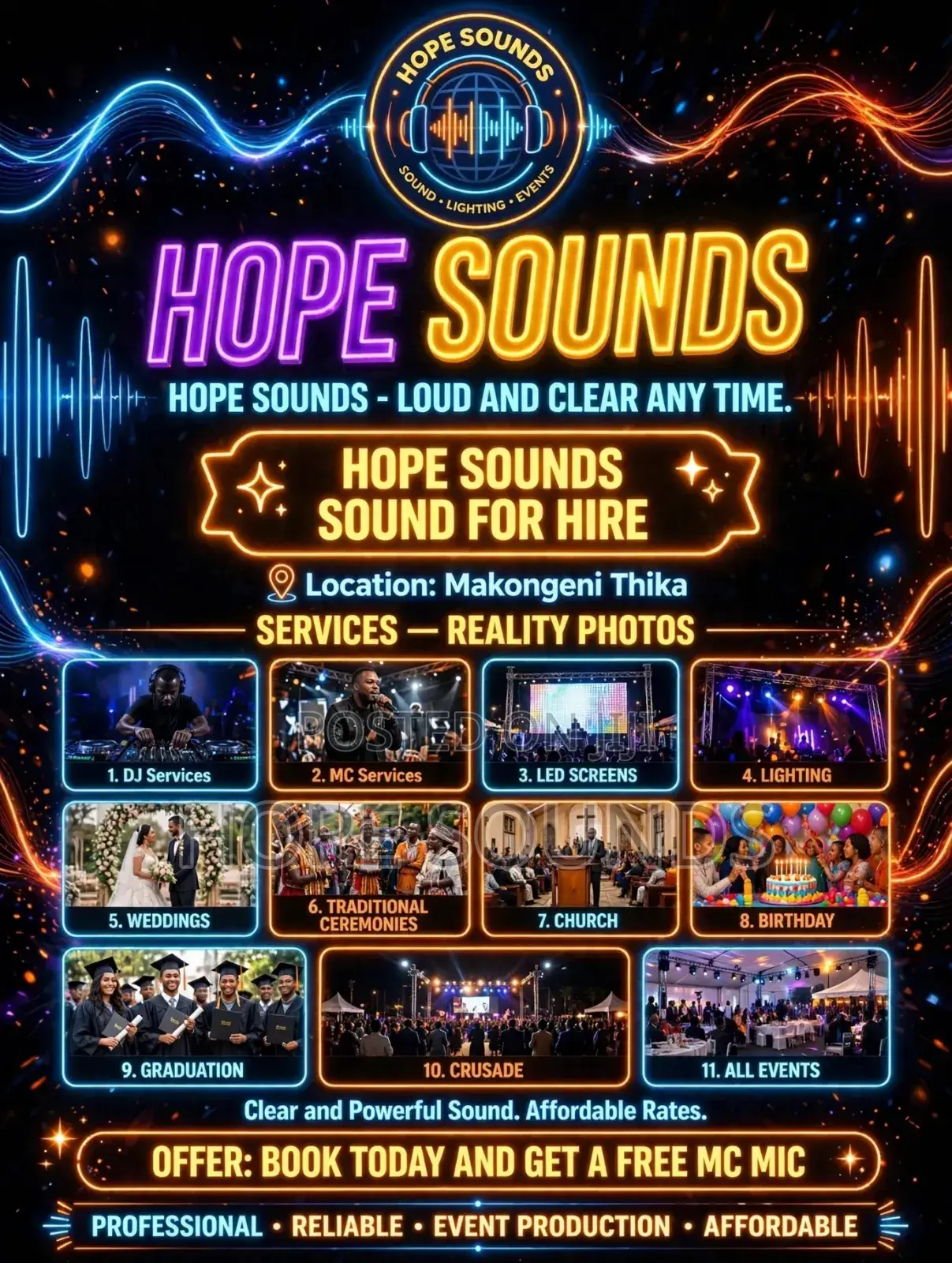 Hope Sounds Sound for Hire