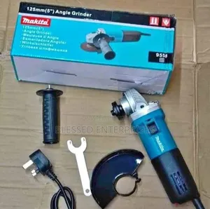 Makita Professional Angle Grinding Machine With Handle and Disc Cover