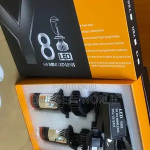 Y8 H4 LED Headlight Bulbs – Ultra-Bright Mini Projector