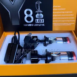 . Y8 H4 LED Headlight Bulbs – Ultra-Bright Mini Projector Lens