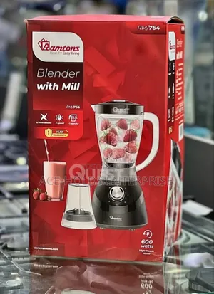 Ramtons RM/764 2-in-1 Blender With Grinder – 600W