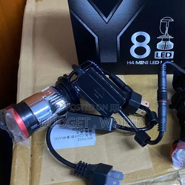 Y8 H4 LED Car Lights – 30,000LM High/Low Beam Bulbs