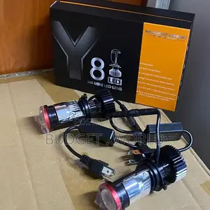 Y8 H4 LED Car Lights – 30,000LM High/Low Beam Bulbs