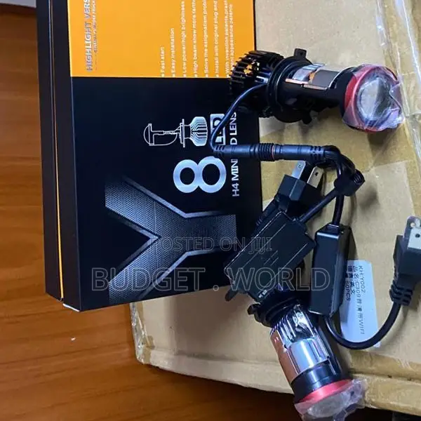 Y8 H4 LED Headlight Bulbs – 30,000LM Mini Projector Lens