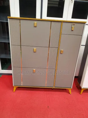 Multitier Shoe and Utility Cabinet