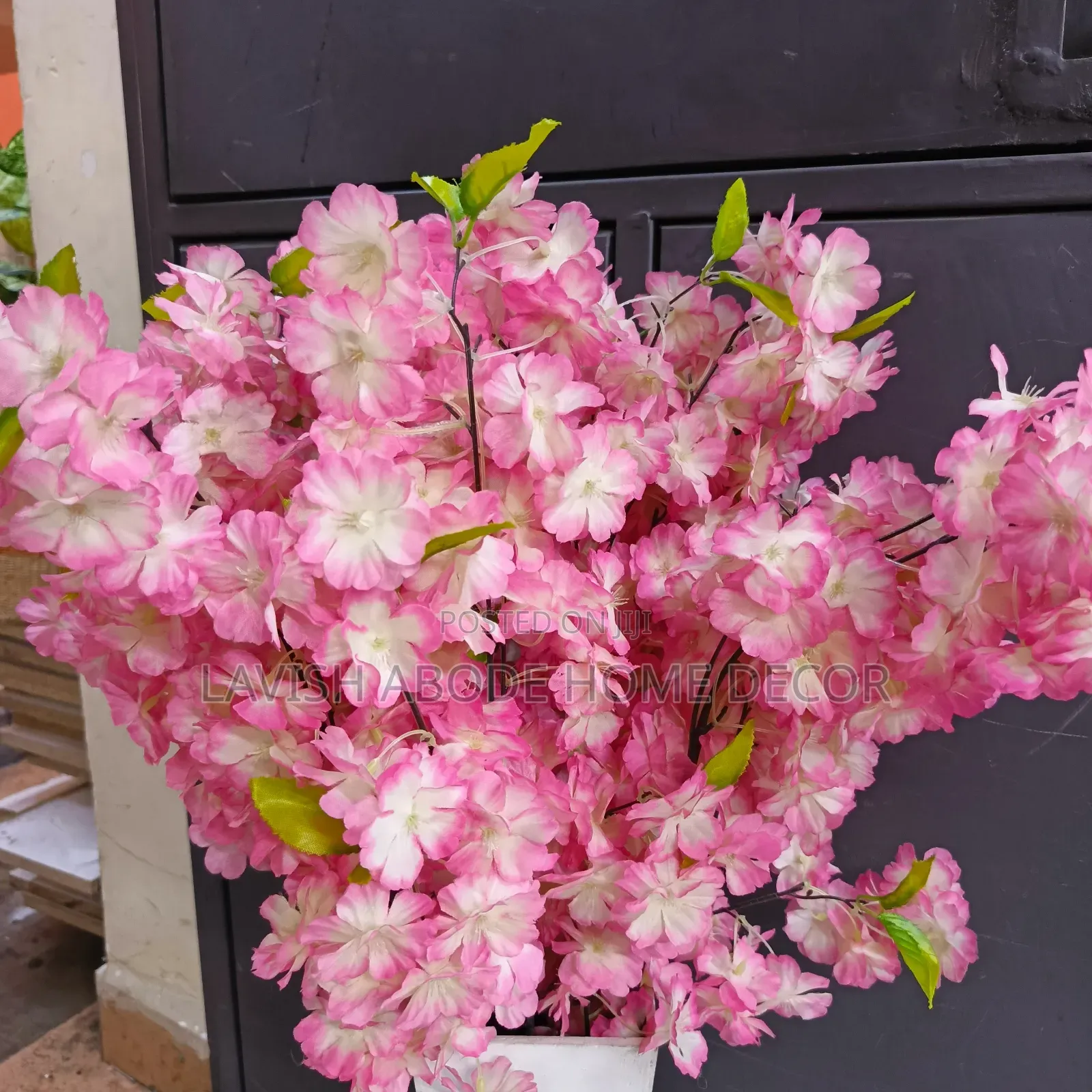 Pink Cherry Blossom Flower Stem - Artificial Flower Decor
