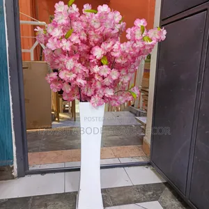 Pink Cherry Blossom Flower Stem - Artificial Flower Decor