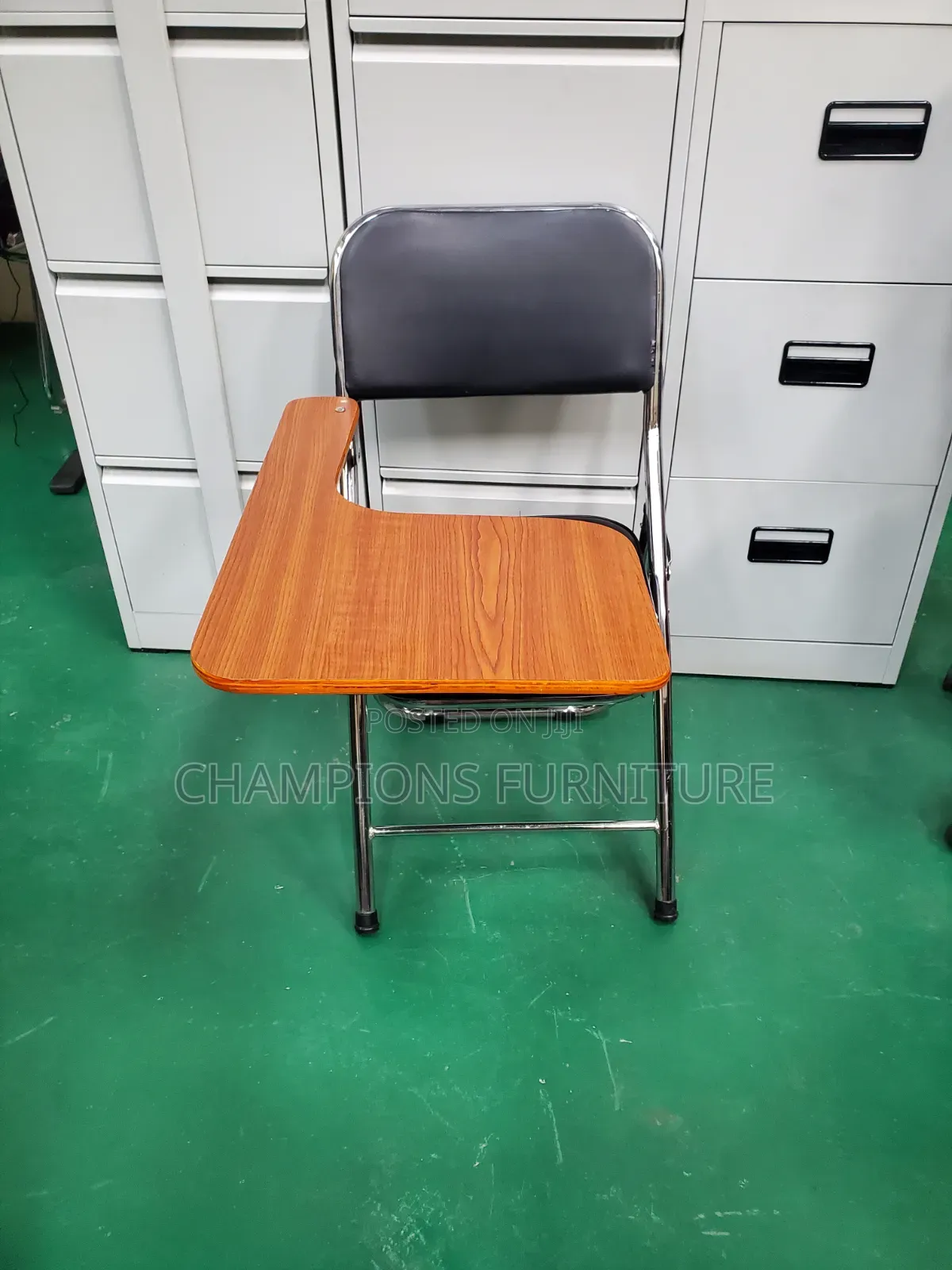 Student and Seminar Chair With Writing Pad