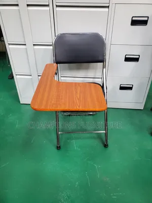 Student and Seminar Chair With Writing Pad