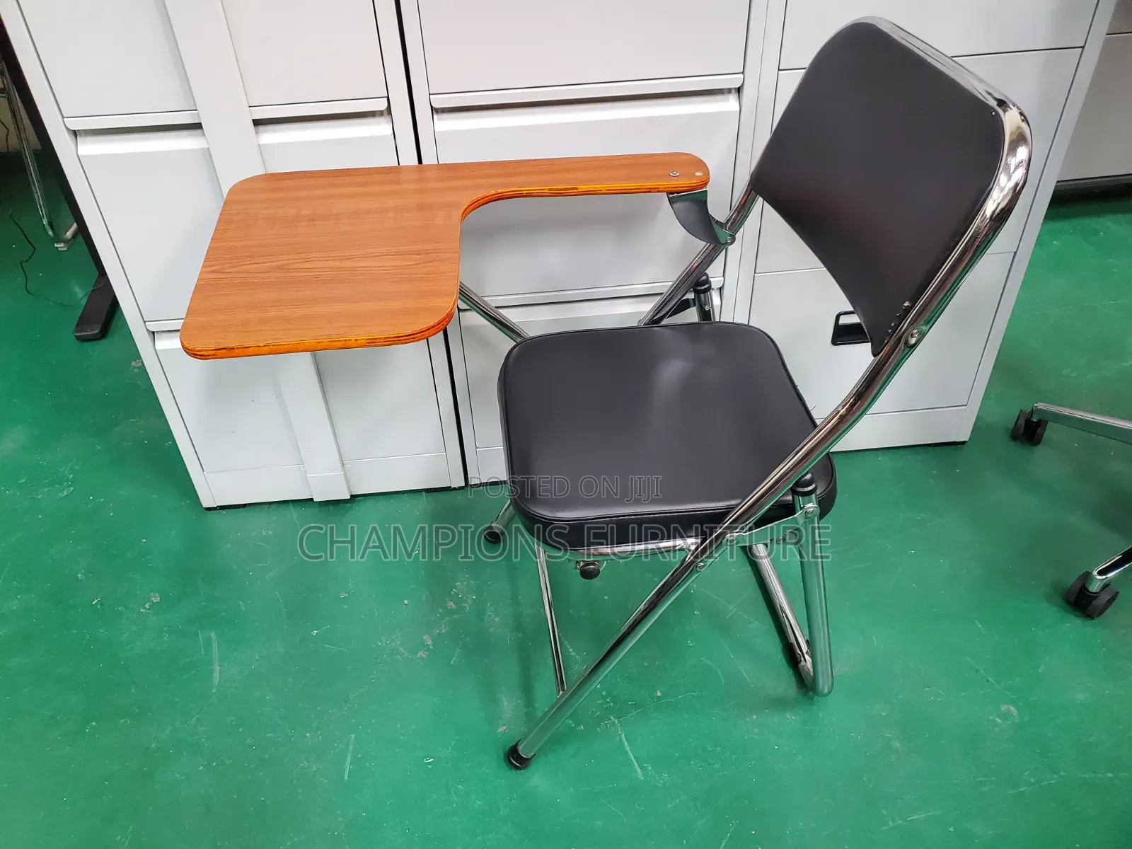 Student and Seminar Chair With Writing Pad