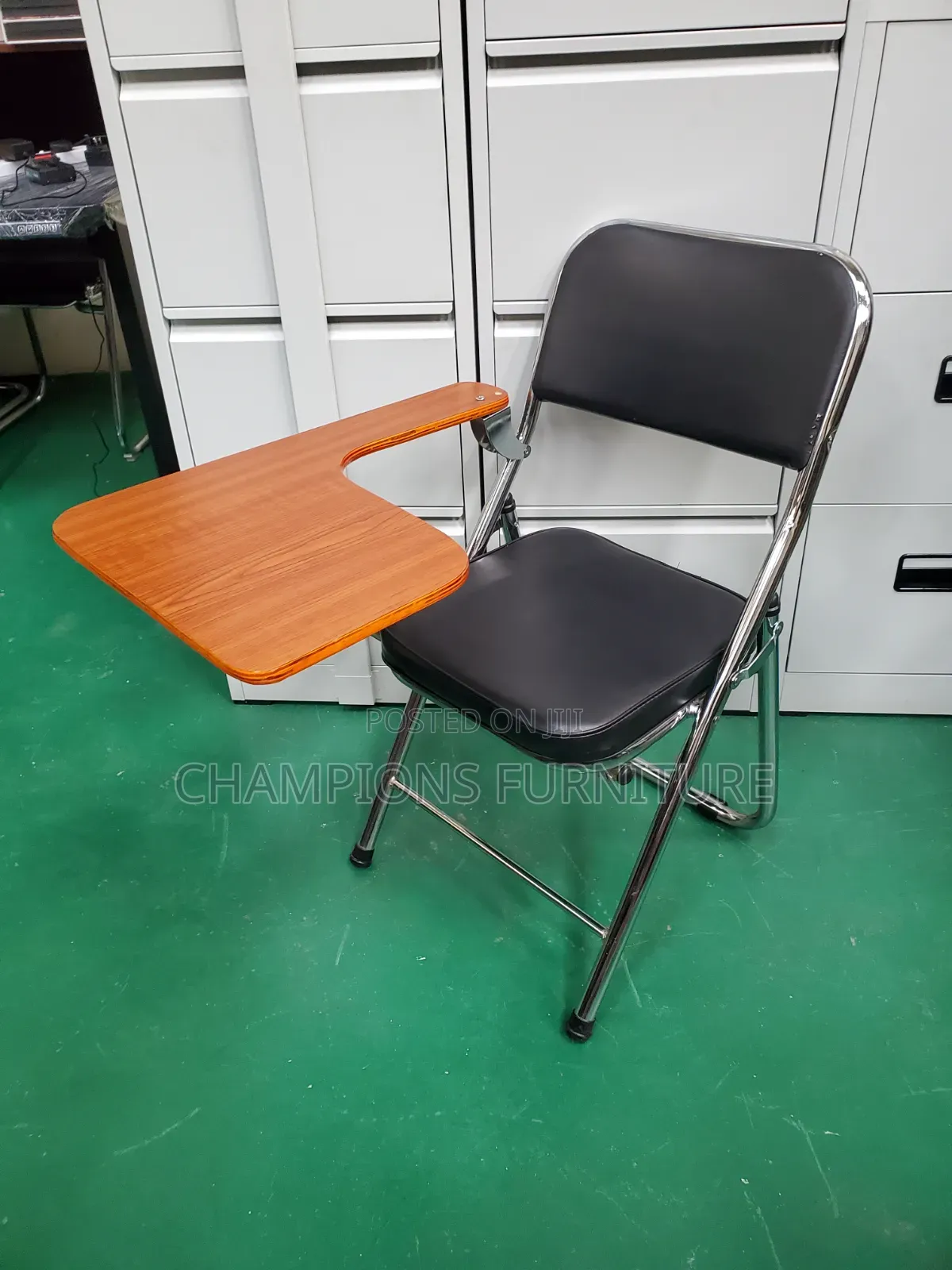Student and Seminar Chair With Writing Pad