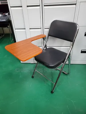 Student and Seminar Chair With Writing Pad