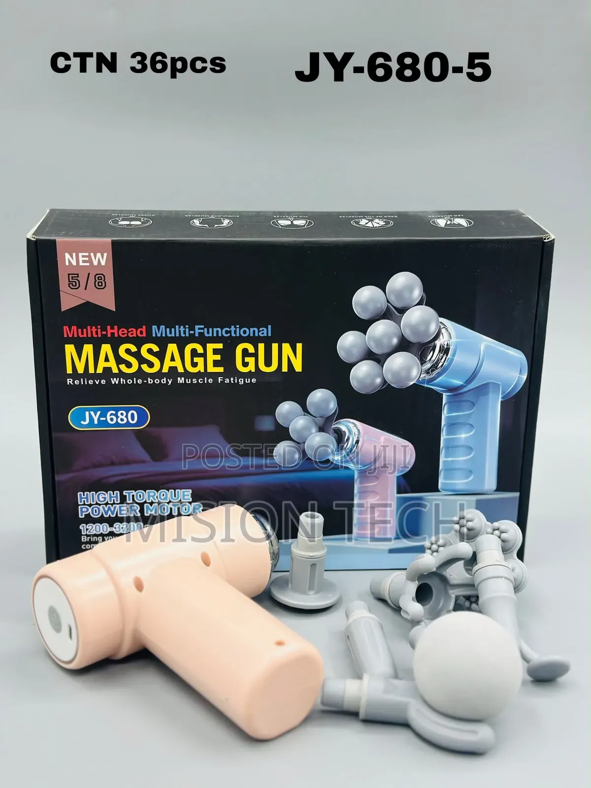 Multi-Head Multi-Functional Massage Gun 
