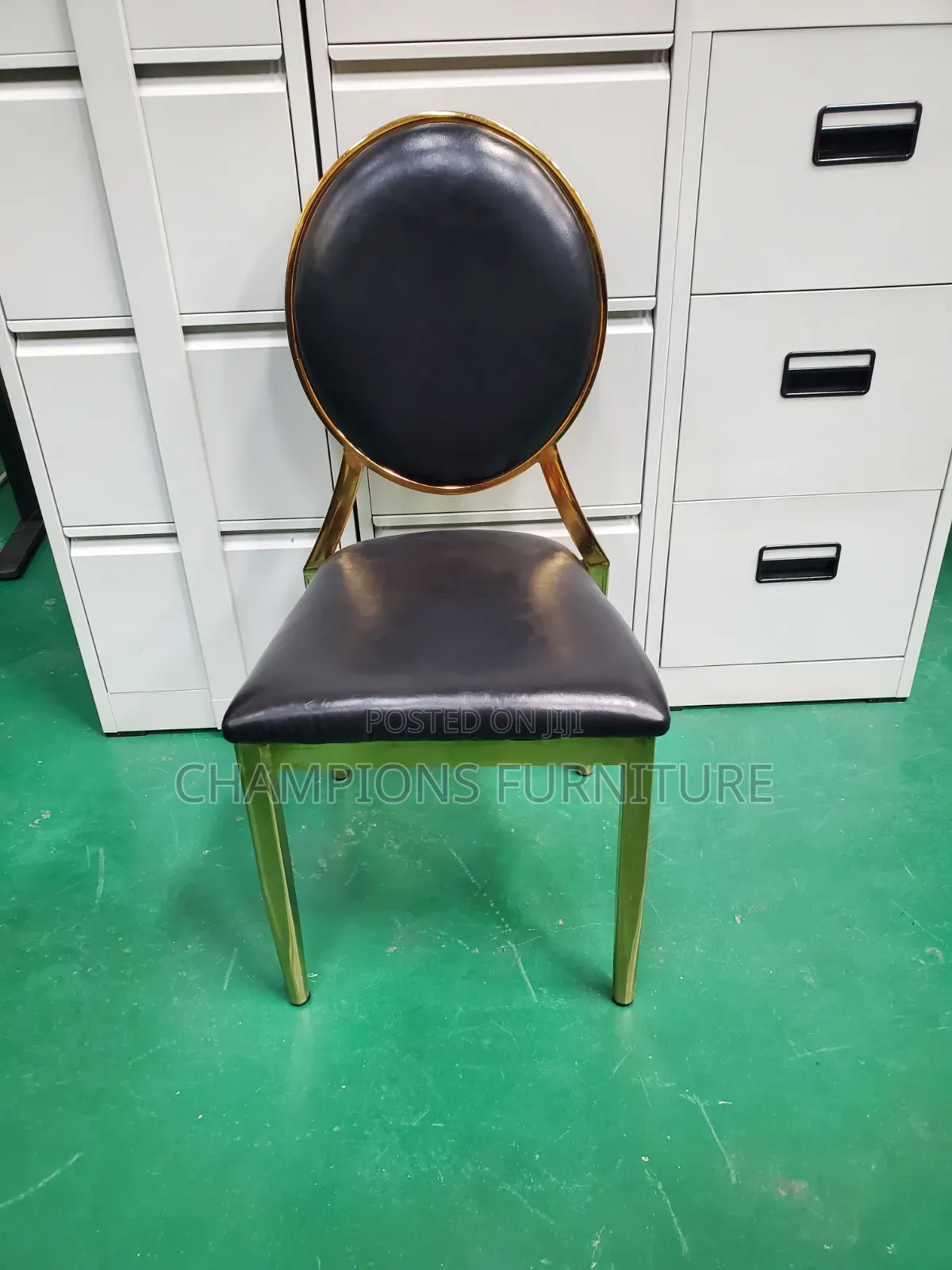 Black Regal Crown Event Chair