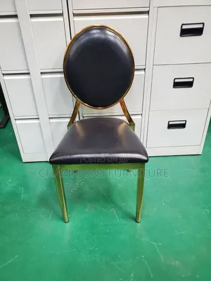 Black Regal Crown Event Chair