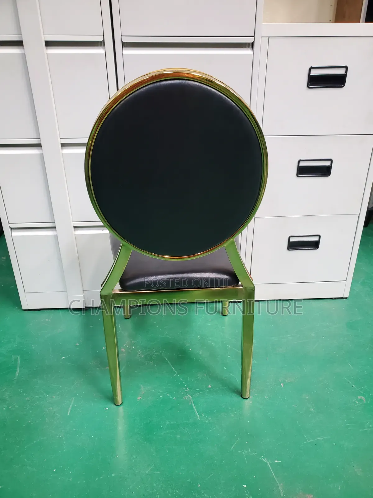 Black Regal Crown Event Chair