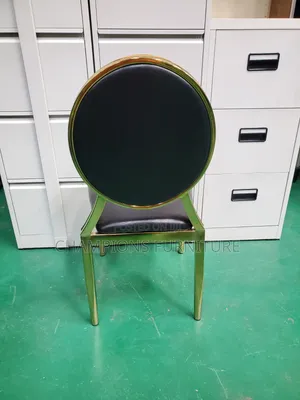 Black Regal Crown Event Chair
