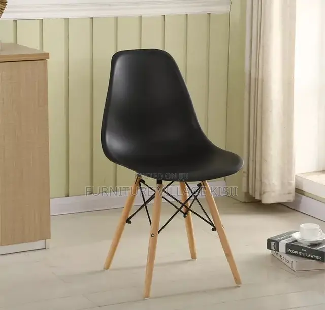 Home Furniture; Black Eames Dining Chair