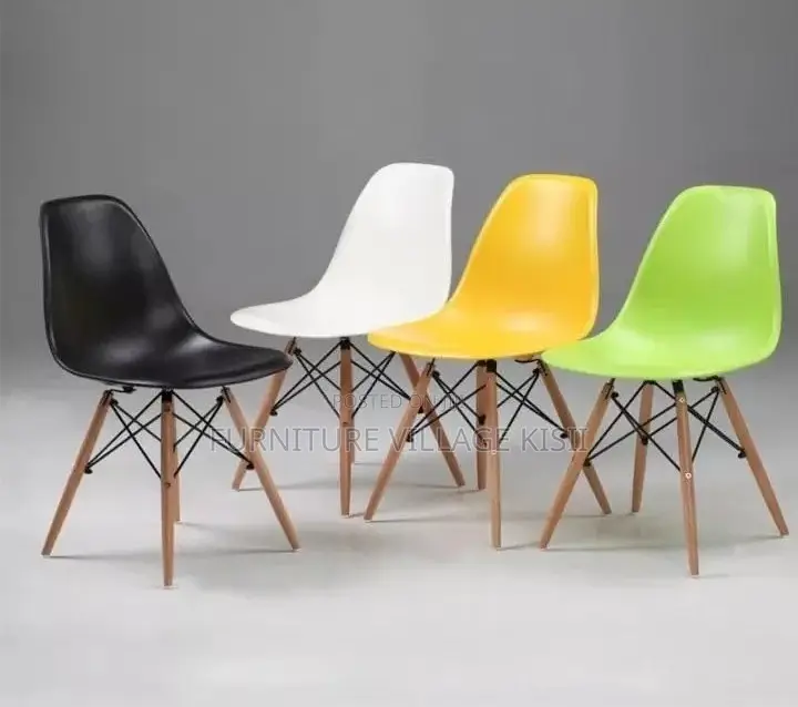 Home Furniture; Black Eames Dining Chair