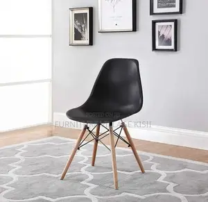 Home Furniture; Black Eames Dining Chair