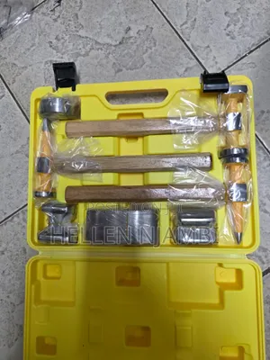 7-Piece Auto Body Repair Hammer and Dolly Set